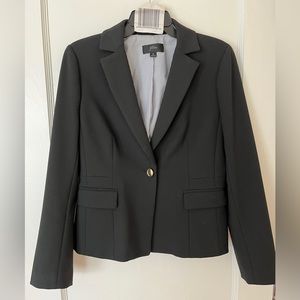 Jcrew Black peplum back blazer US8